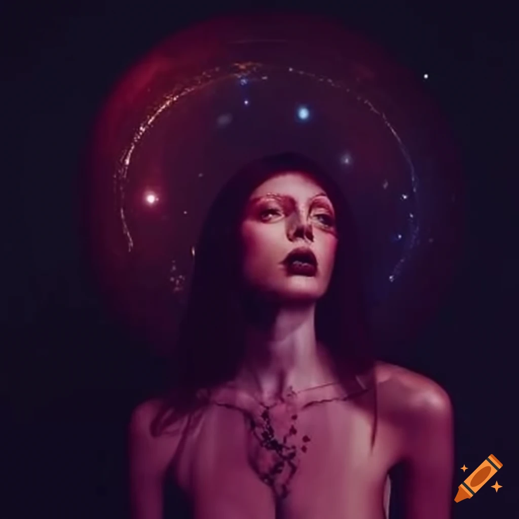cosmic horror emerging from the depths of the universe