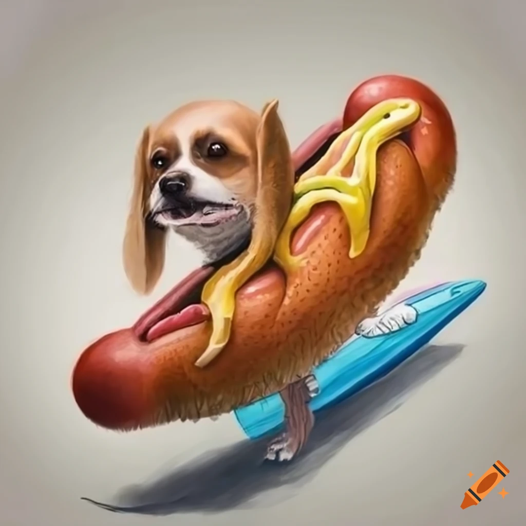 How to Draw Hot Dog - HelloArtsy
