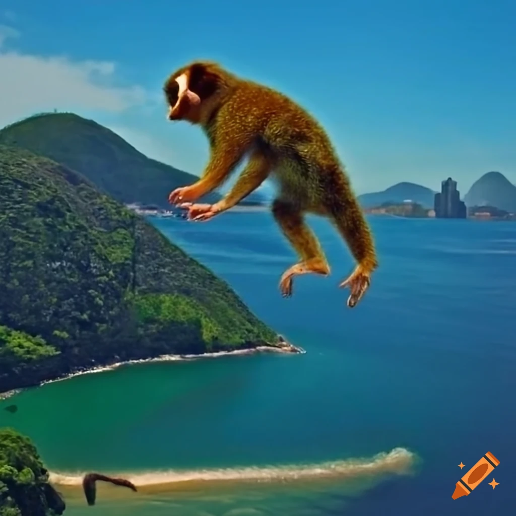 pigmy Loris jumping in Rio de Janeiro