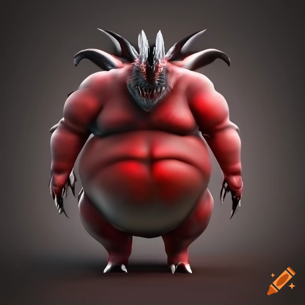 Ultra detailed 3d render of a red black dragon on Craiyon