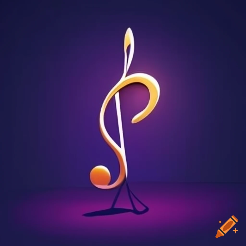 Music coding app logo on craiyon