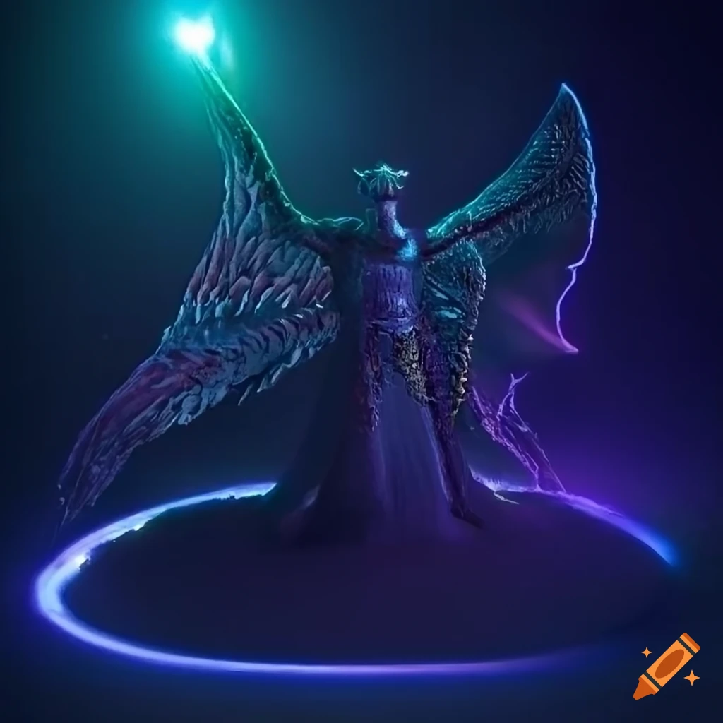 art of a Supreme Deity made of Pure Light