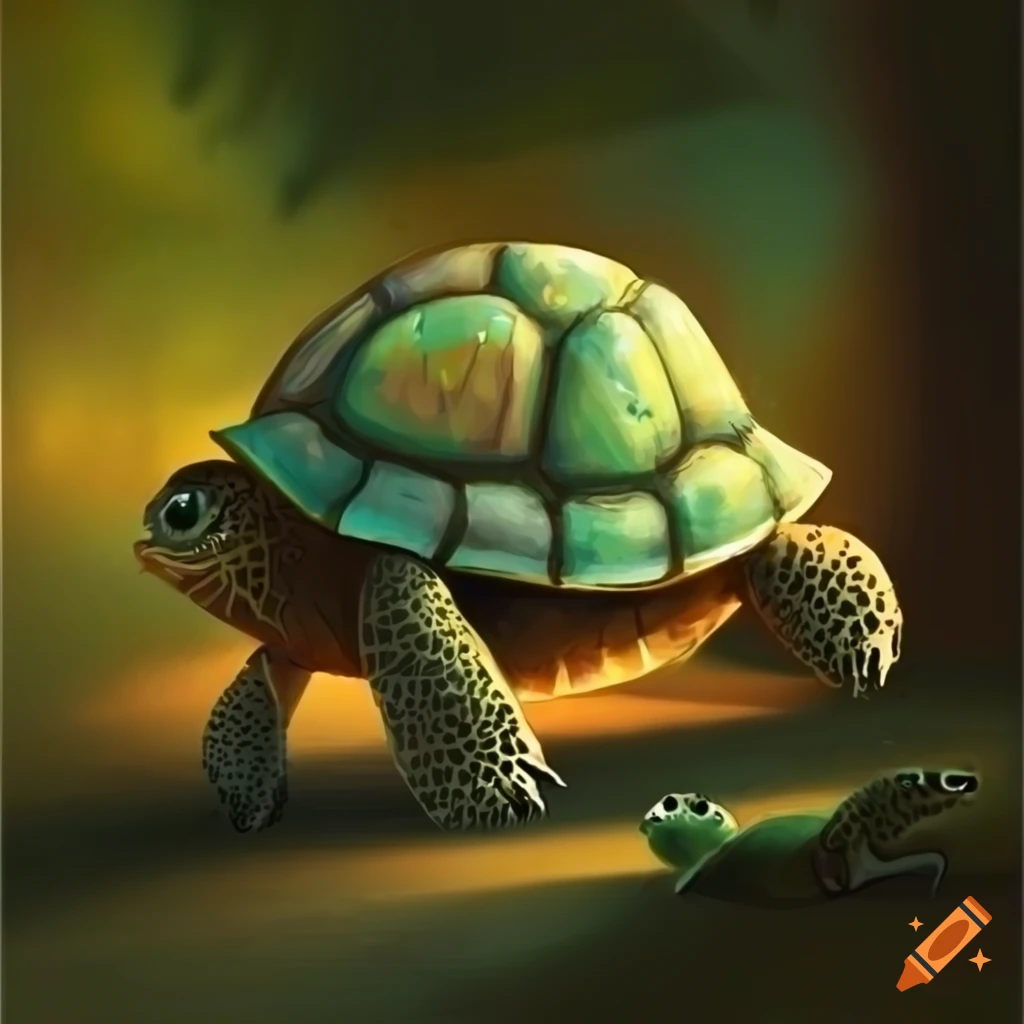 cover of a children's book about a teenage turtle