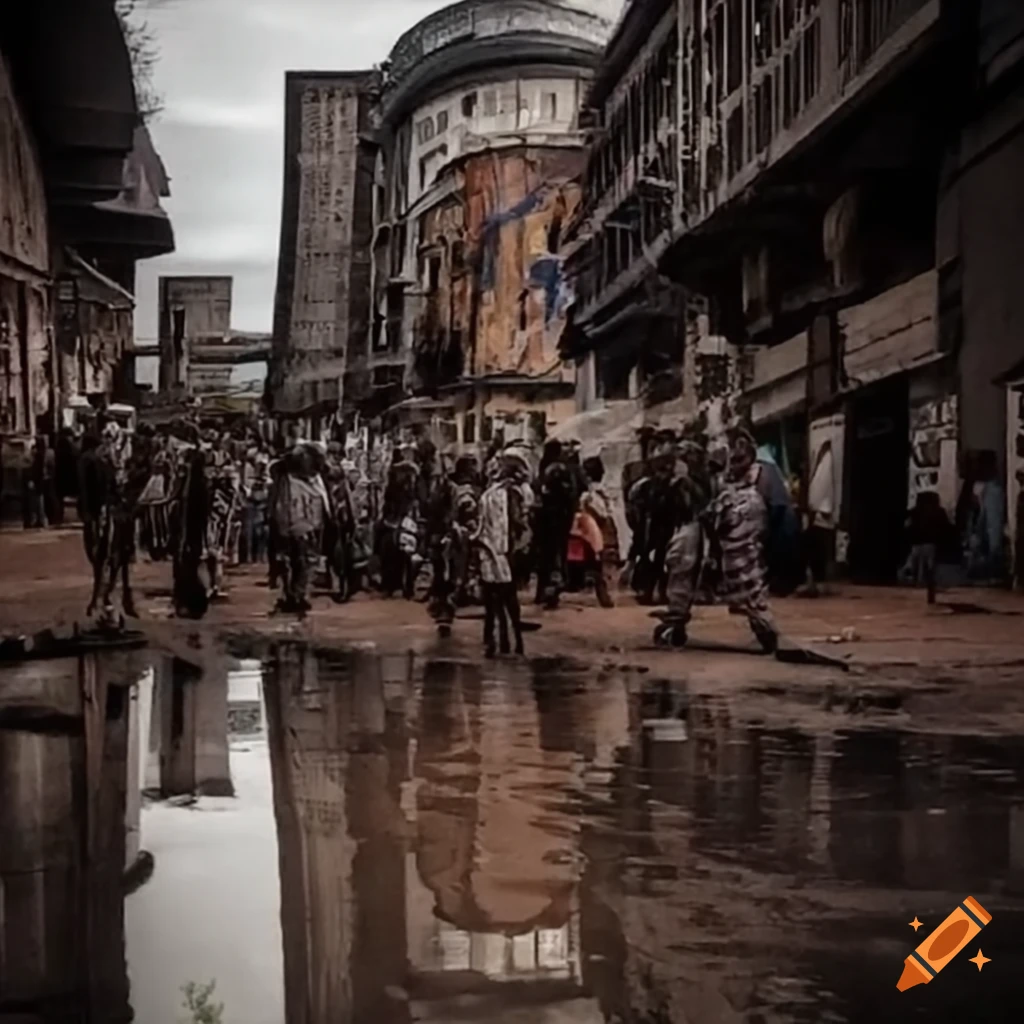 Cityscape in zambia during the kaunda government on Craiyon