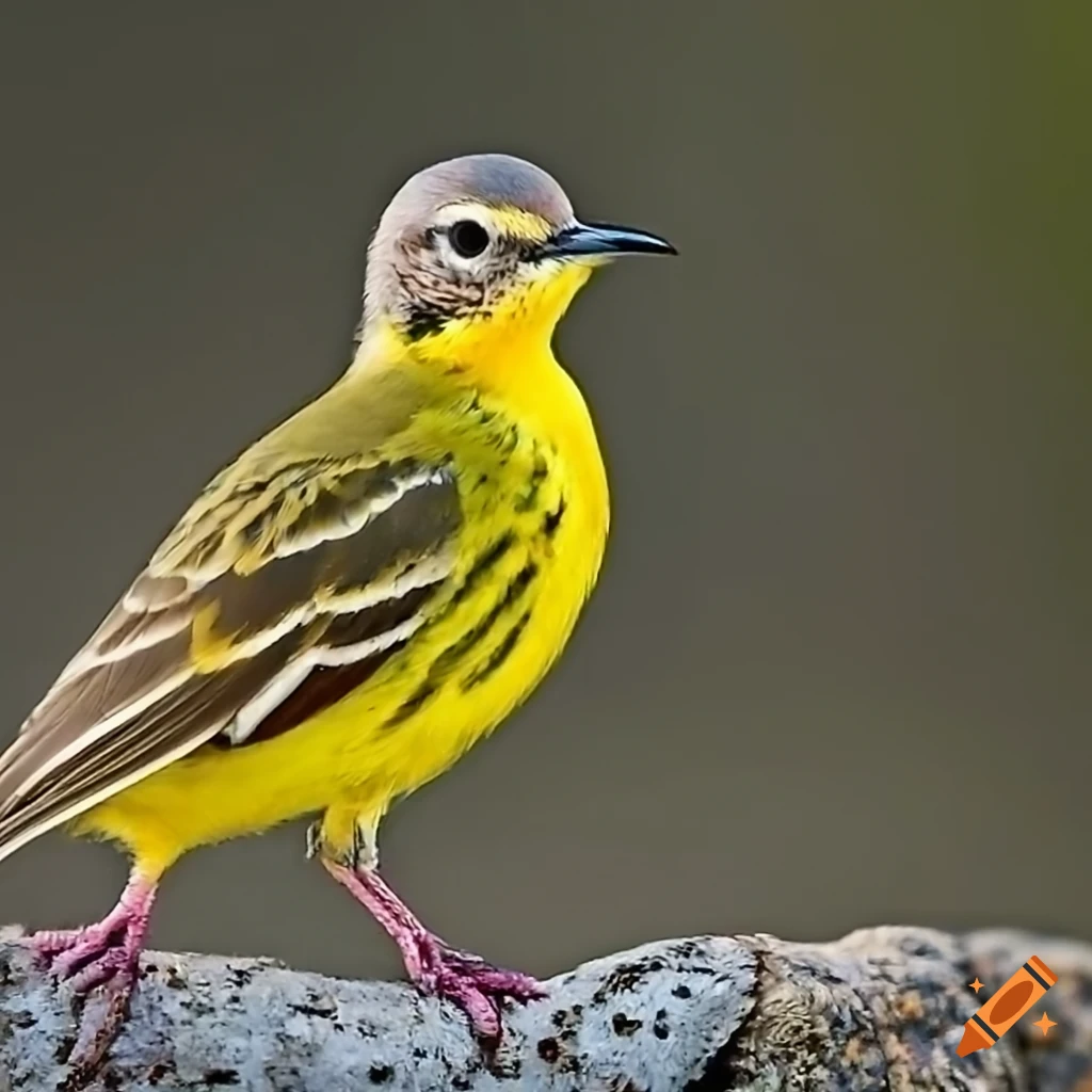 hybrid yellow wagtail and turtle dove