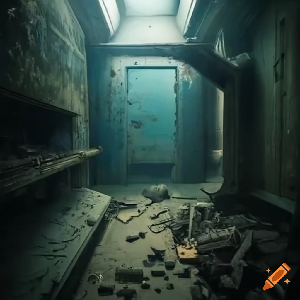 image of a forgotten apocalyptic bunker