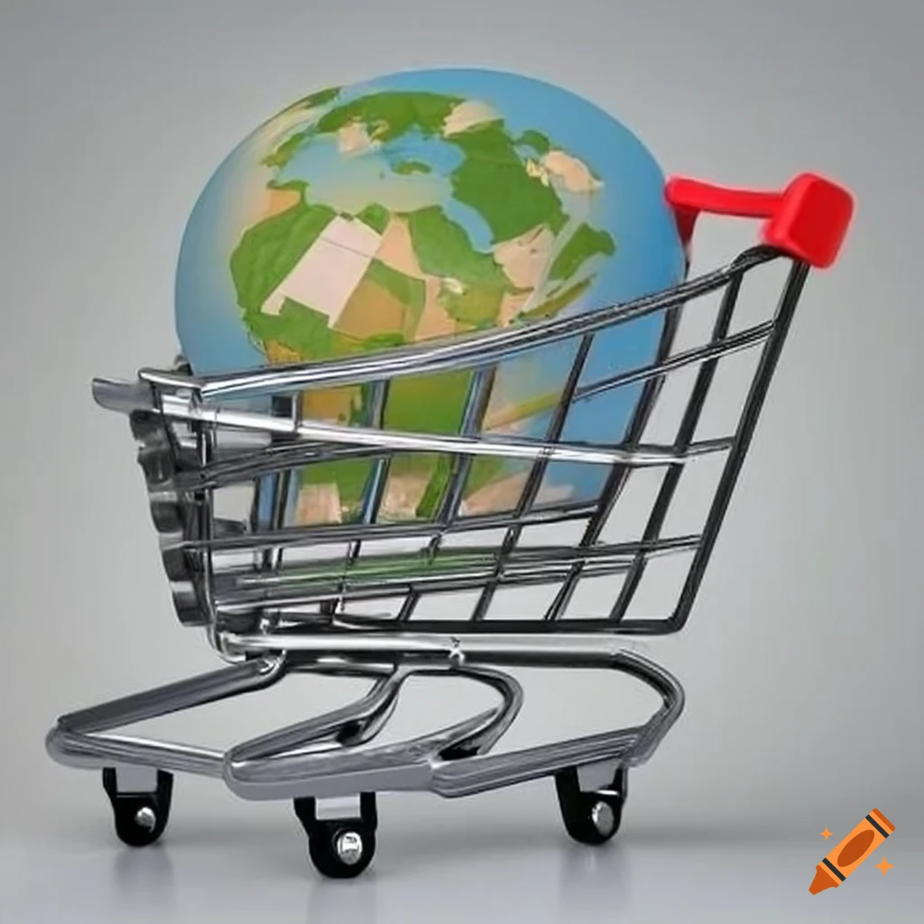 symbolic representation of global shopping