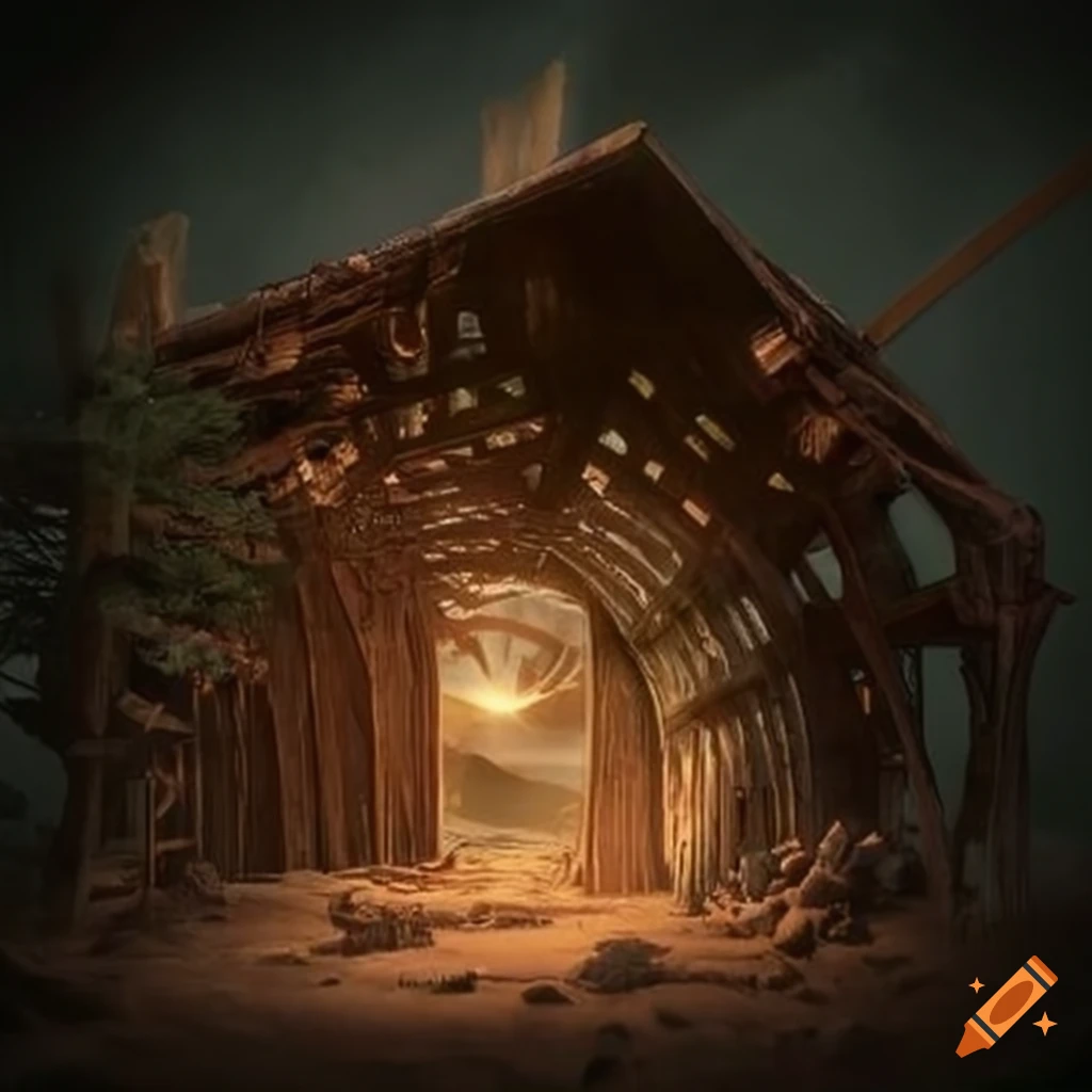 illusory shipwreck cathedral-like cabin