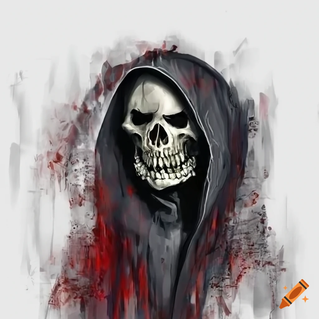 Free: Skull in the hood Free Vector - nohat.cc