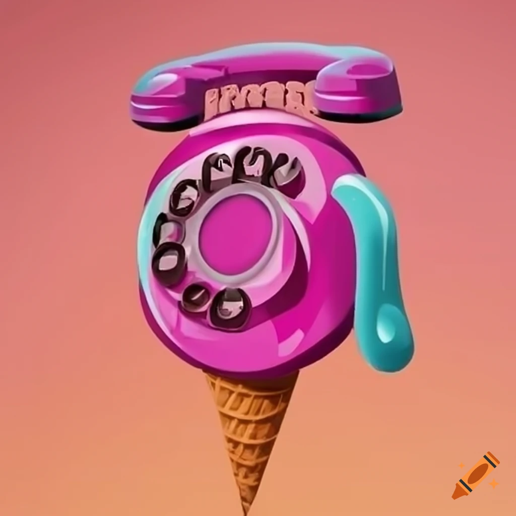 The cones hotline ice creams logo on Craiyon
