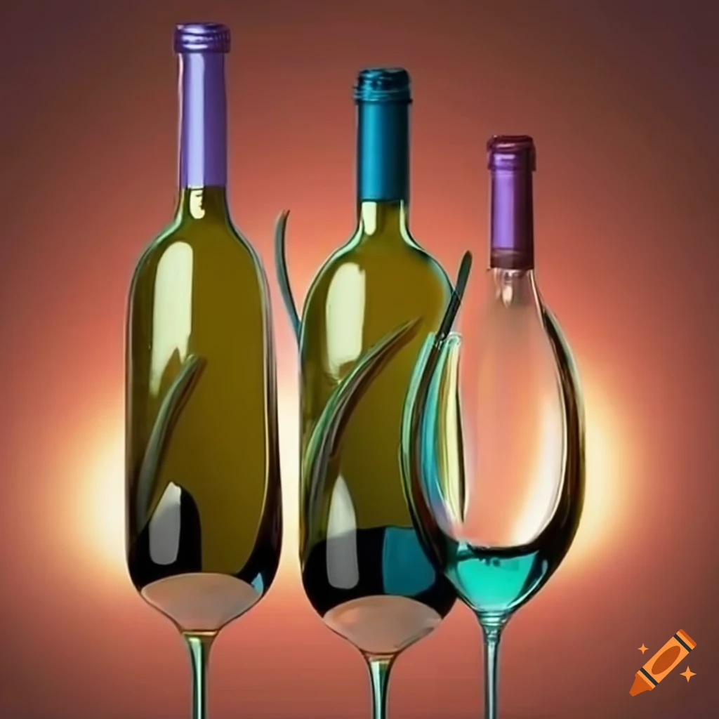 bottles of wine being tossed in the air