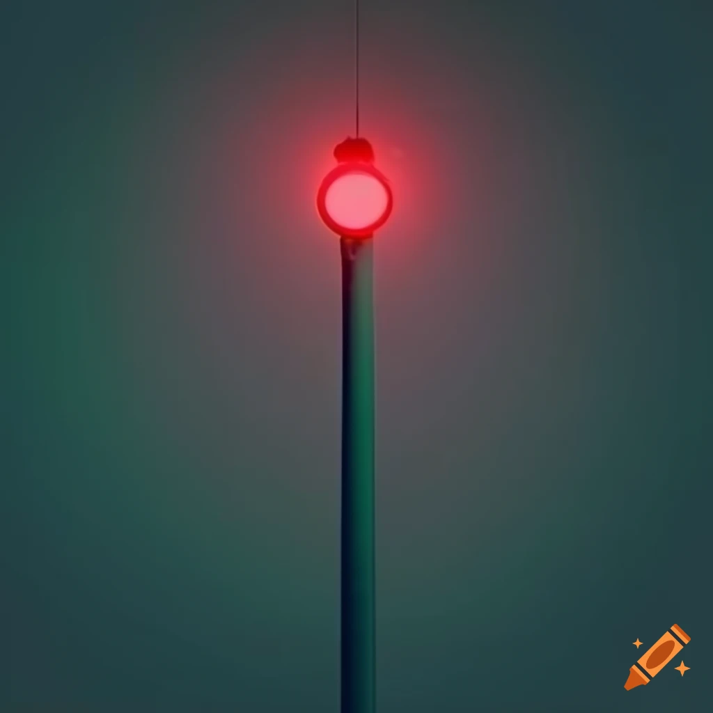 Use a traffic light image with three different colored lights