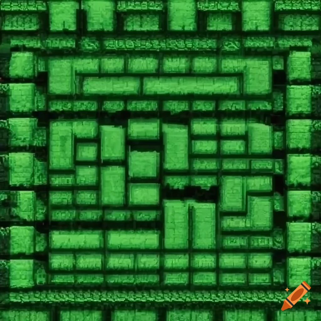 2D platformer cave with square tiles and light from below