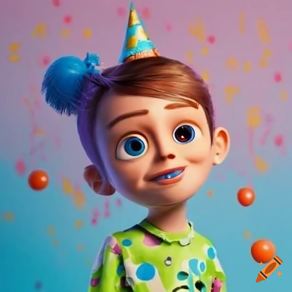 teens celebrating a Pixar-themed birthday party