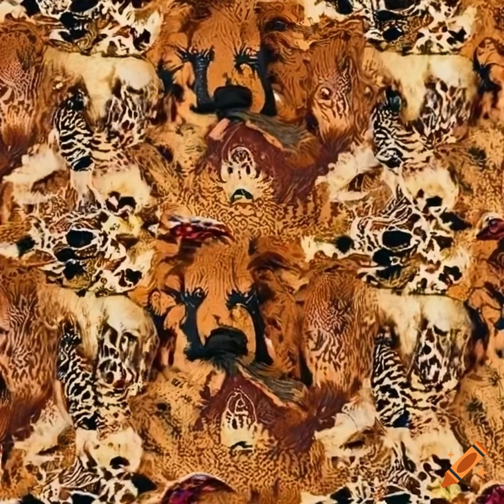 african safari-inspired fabric blend