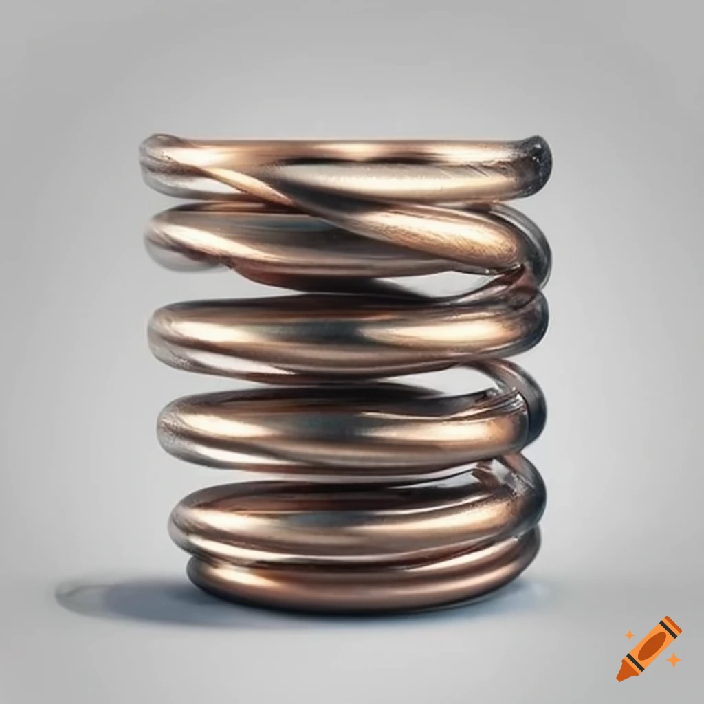metal coil in spring shape