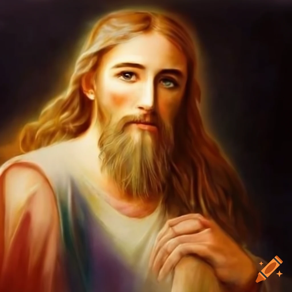 Beautiful art depicting jesus