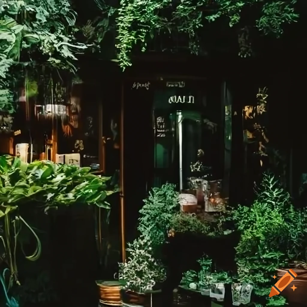 a cozy shop with greenery and unique stationary