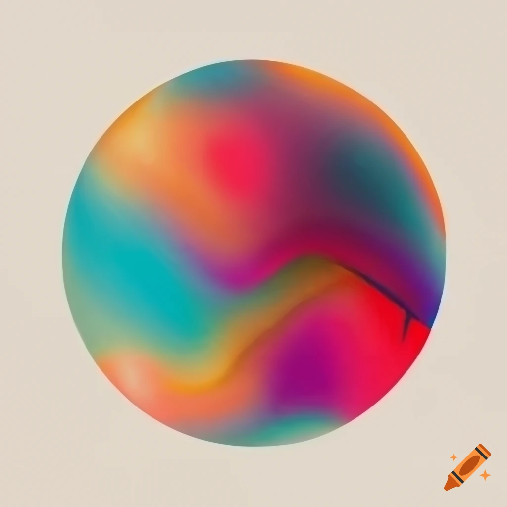 Colorful abstract artwork using hex codes