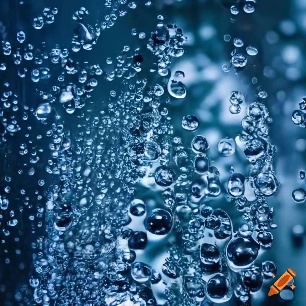 artistic representation of flowing bubbles