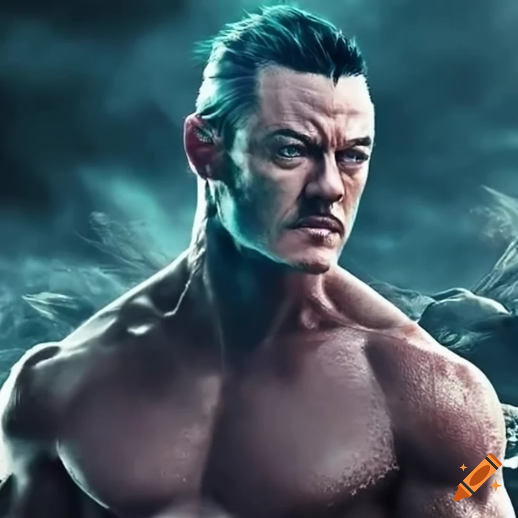 Portrait of luke evans as the submariner on Craiyon