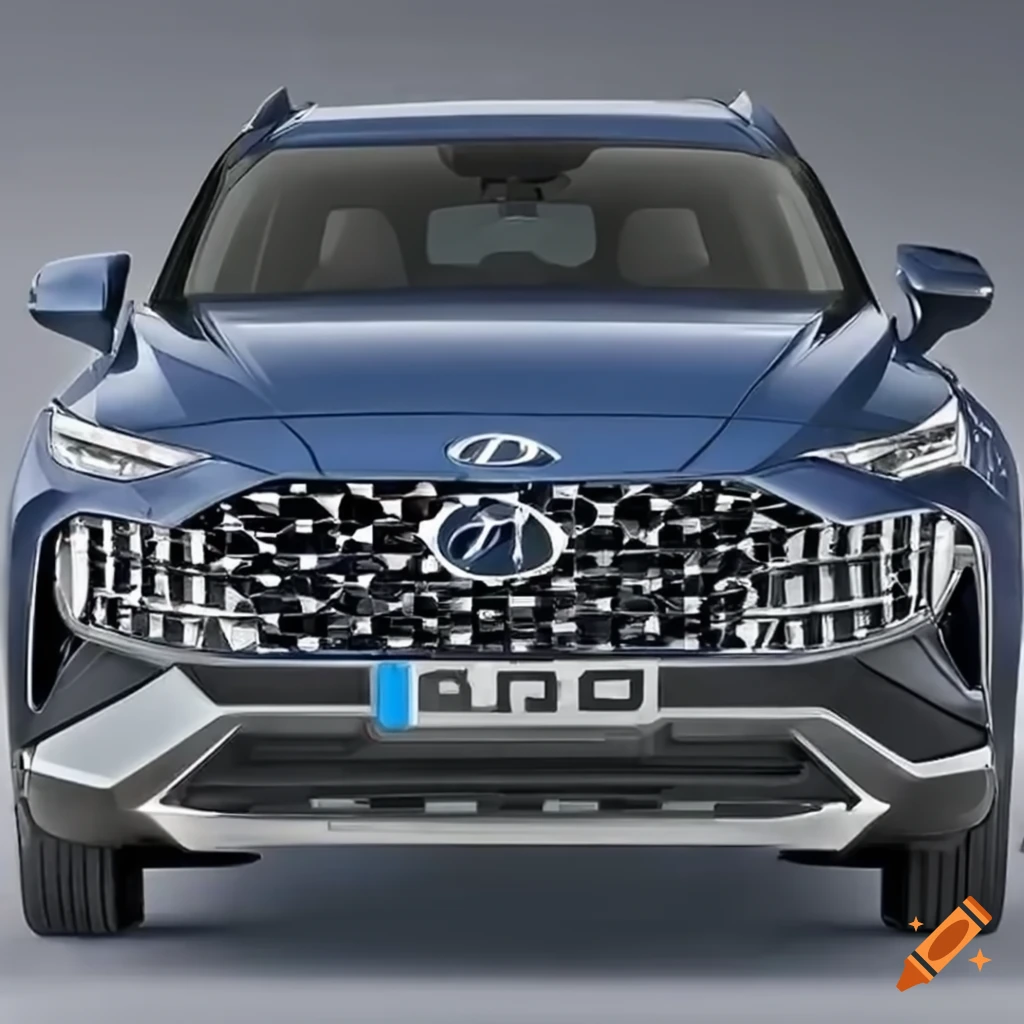 front view of Hyundai Santa Fe facelift