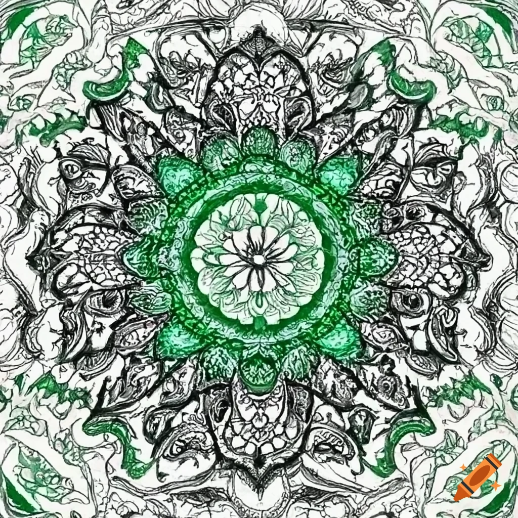 mandala vertical artwork