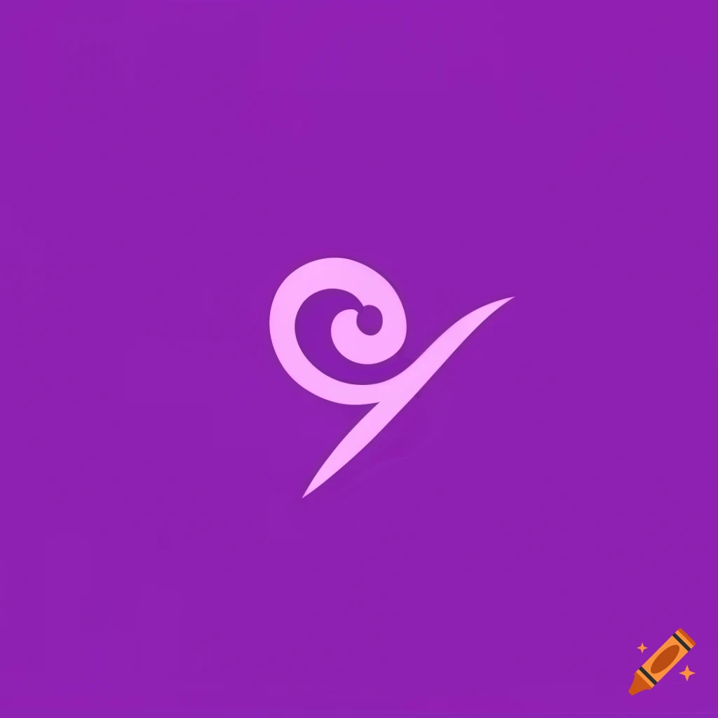 Sleek purple letter q logo