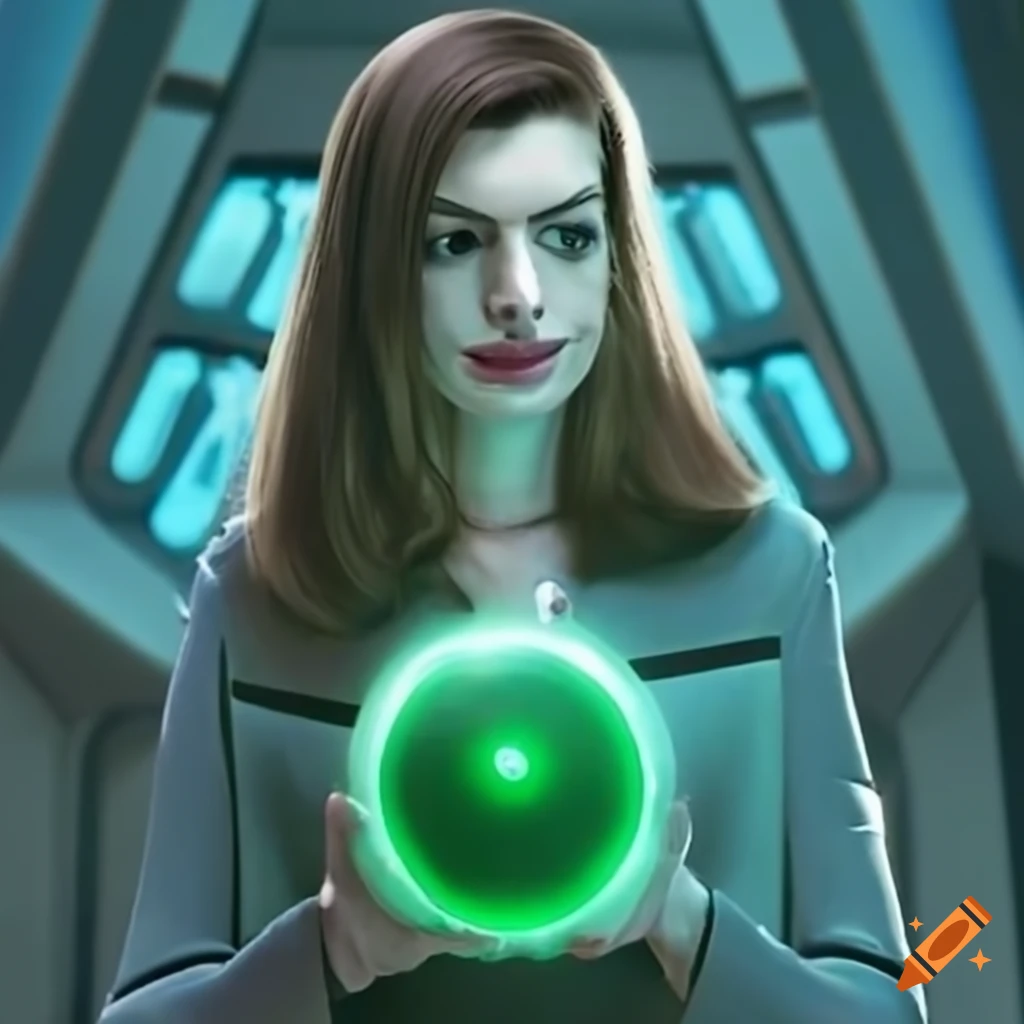 young-anne-hathaway-as-a-doctor-removing-a-glowing-orb-in-star-trek-on