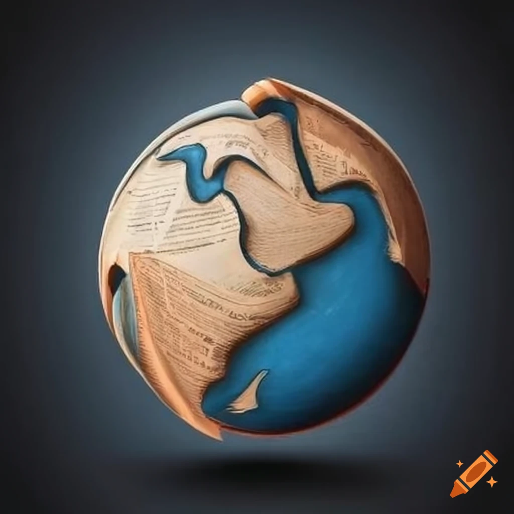 newspaper featuring the earth