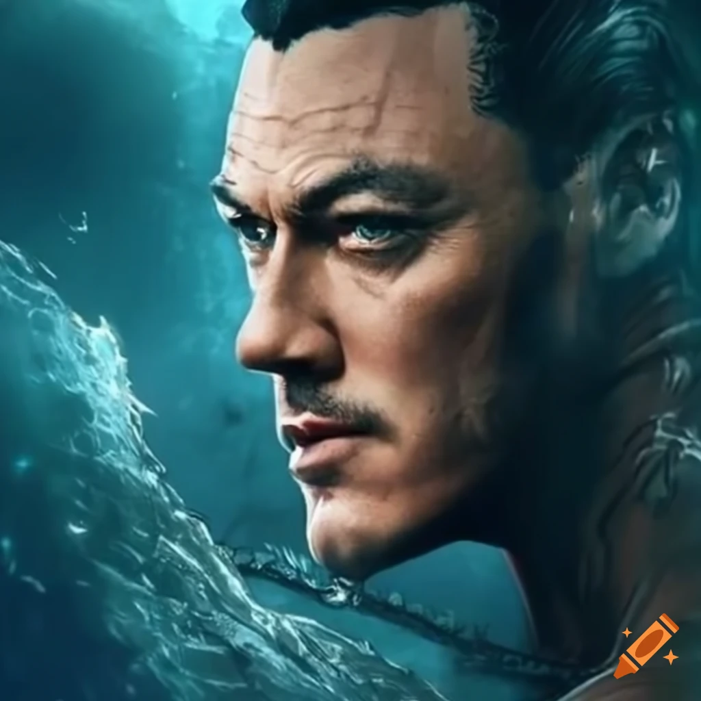 Luke Evans as Sub-Mariner in a movie
