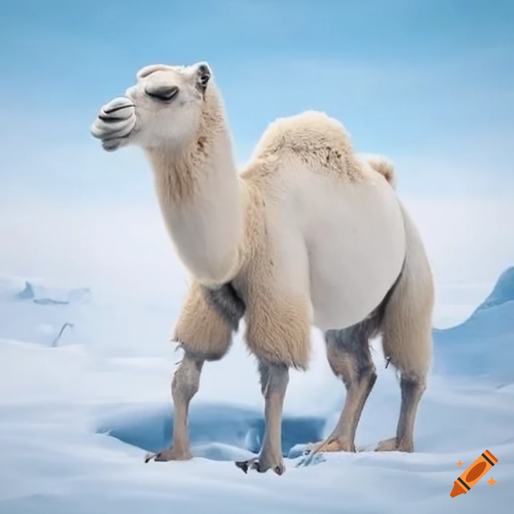 white polar camel