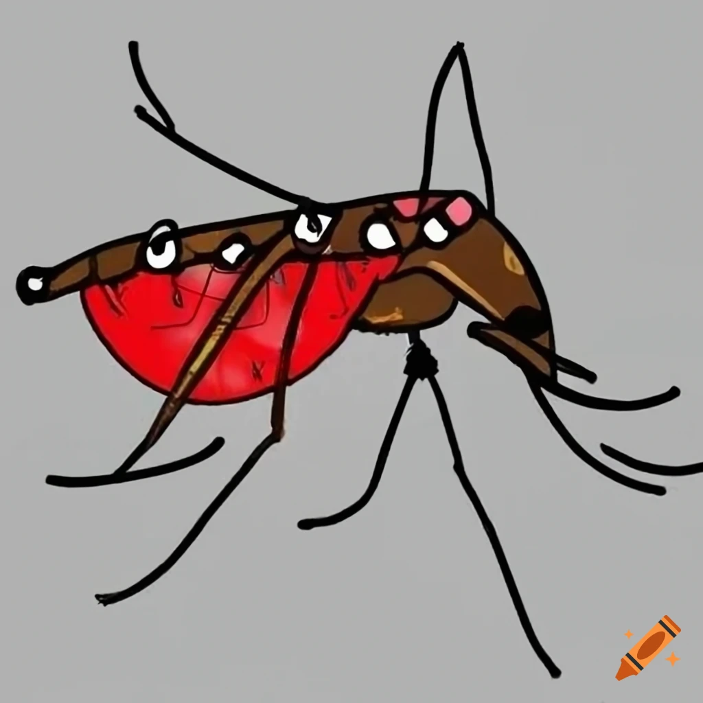How to Draw a Mosquito - YouTube