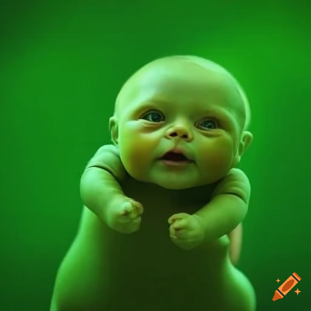 Baby in Green