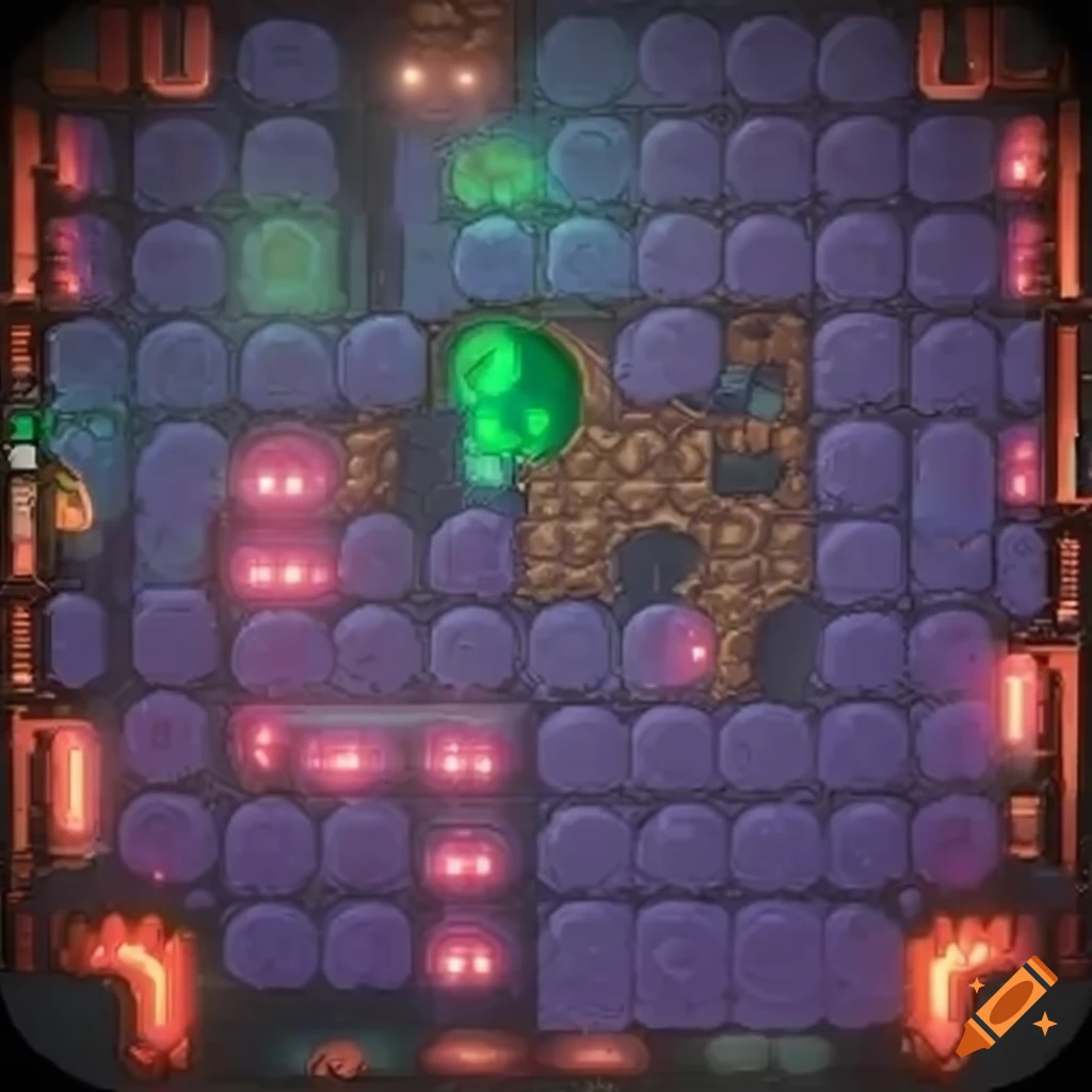 2d platform game with bubble tiles on Craiyon