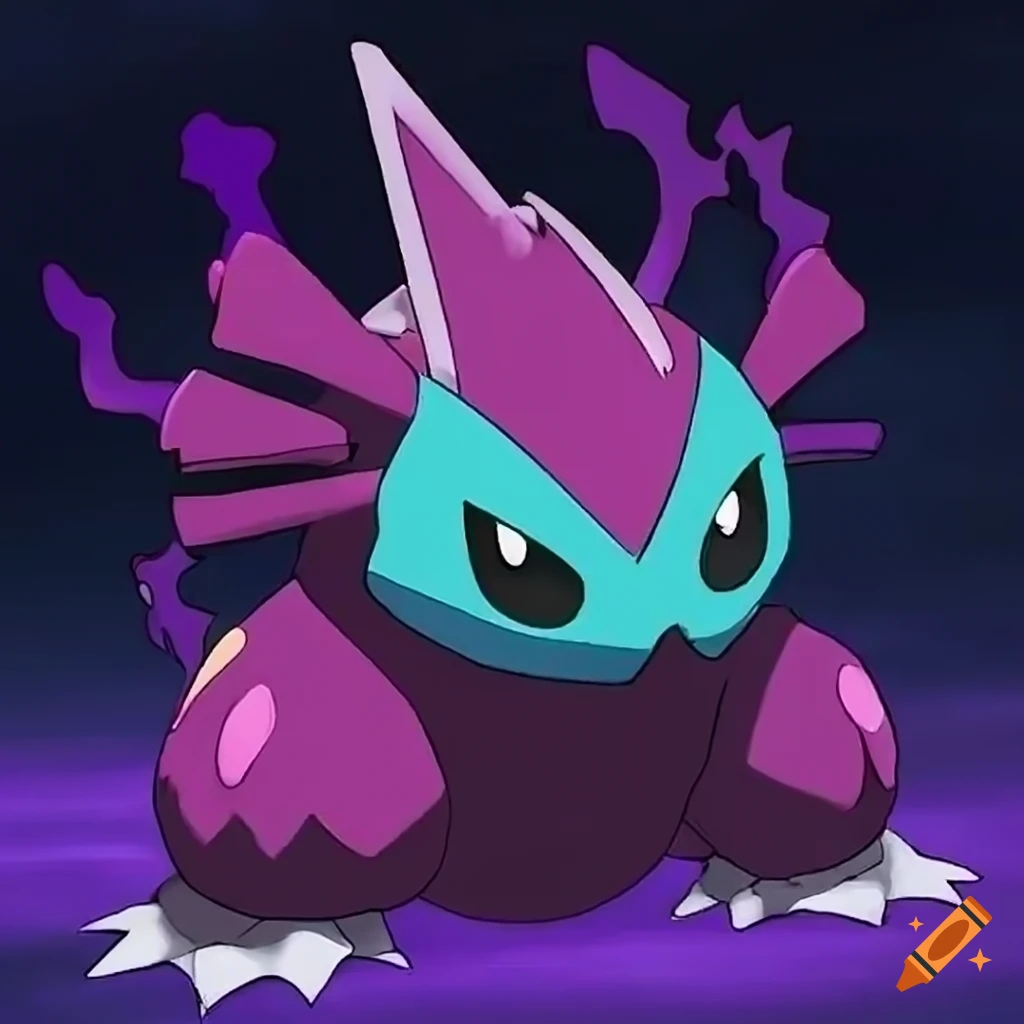 fire-poison-steel-type-pokemon-on-craiyon