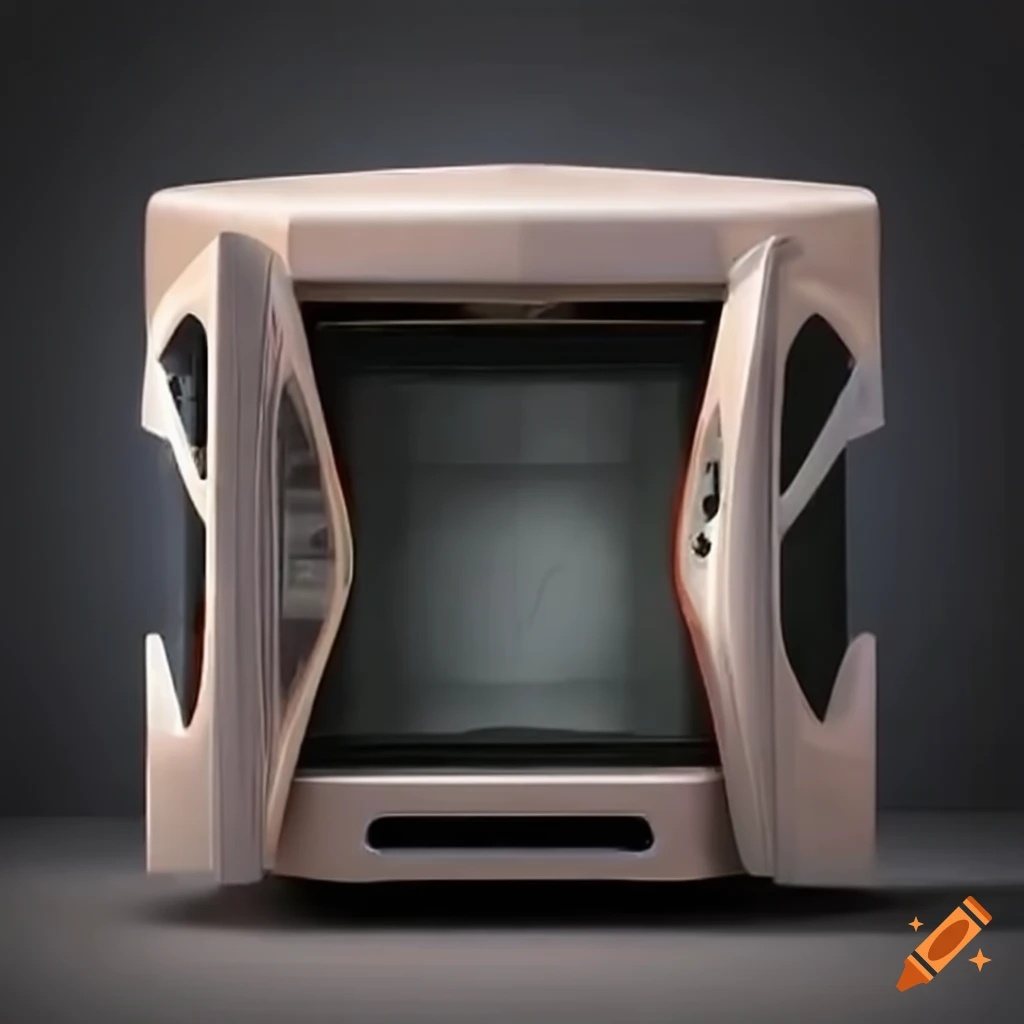microwave with scissor doors