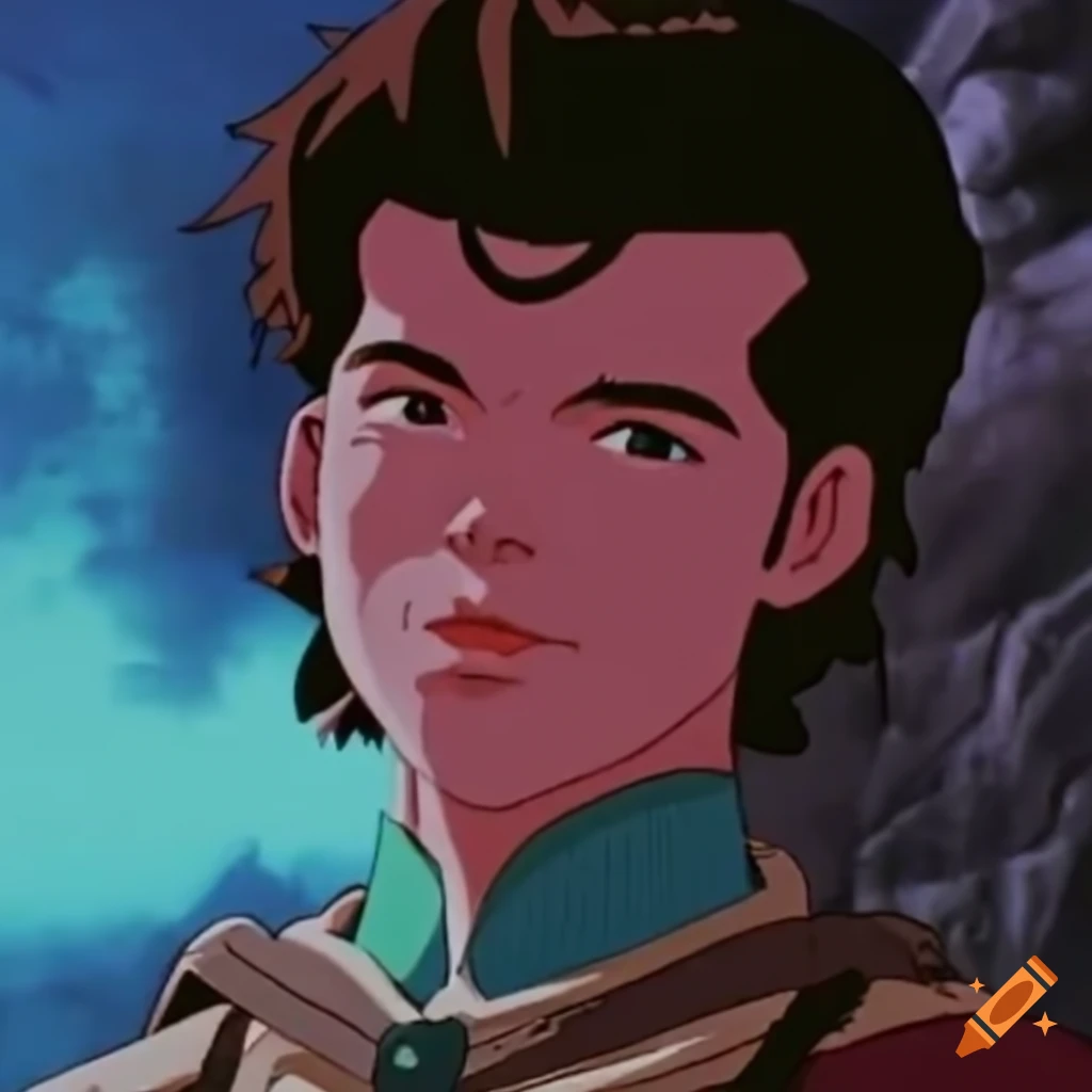 anime-style artwork of Jacob Elordi and Chris Pratt as earthbender warriors