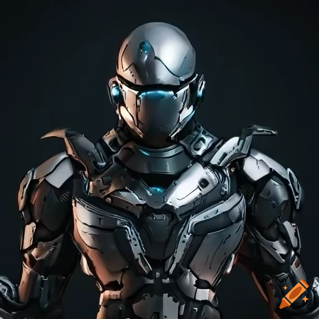 image of a futuristic heavy armor suit