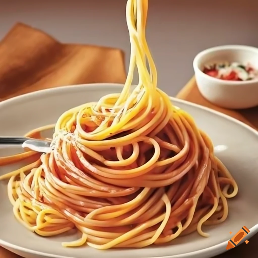 plate of delicious spaghetti