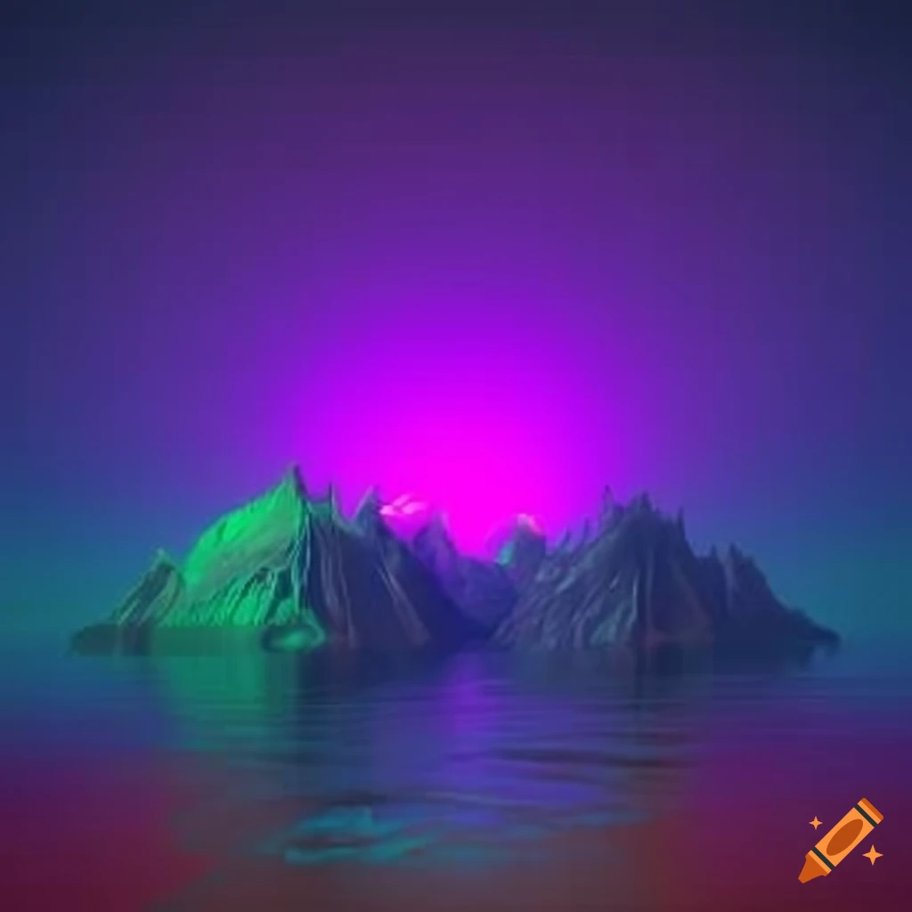 gradient pyramid representing reality and dreams