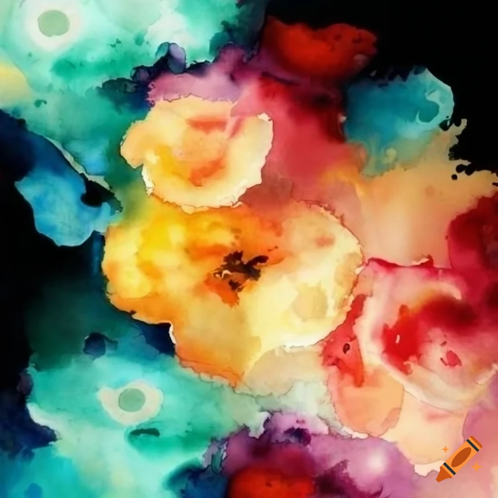 Watercolor Flowery Background On Craiyon