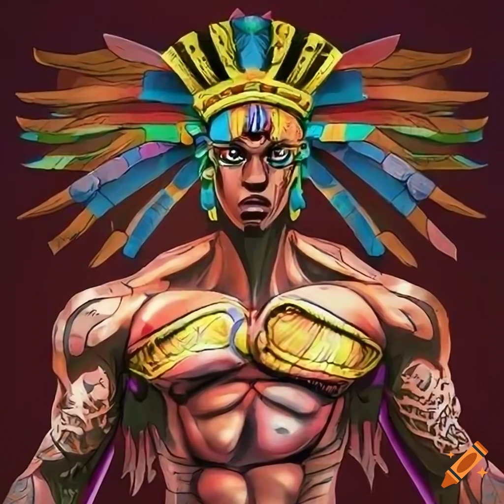Fierce Aztec Warrior In Anime - Mexican Anime Pfp Collection (@pfp) | Hero