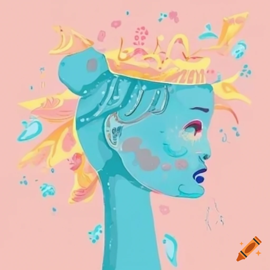 illustration-of-a-star-with-a-child-s-face-and-dress-on-craiyon