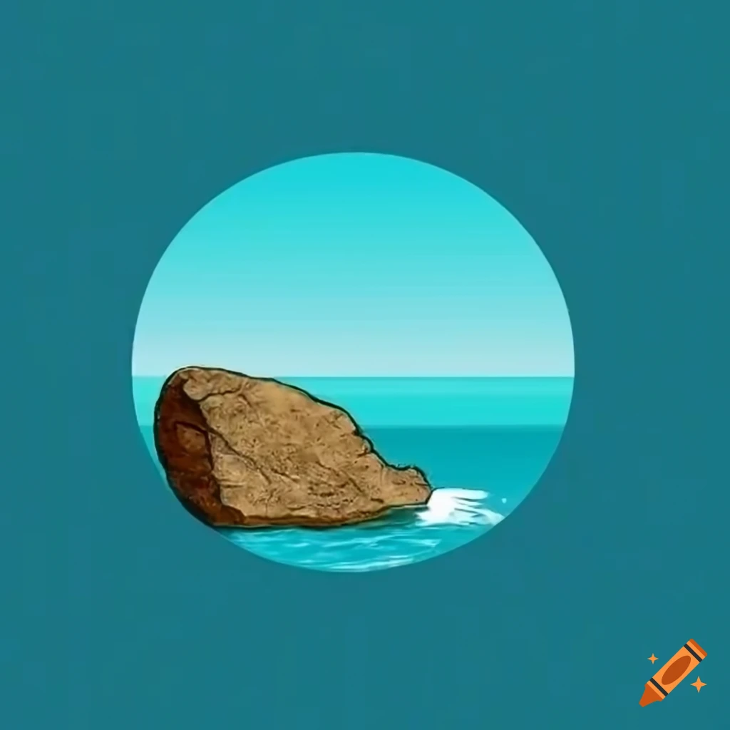 Minimalistic Workers Council Logo With A Rock In The Surf On Craiyon minimalistic-workers-council-logo-with-a-rock-in-the-surf-on-craiyon