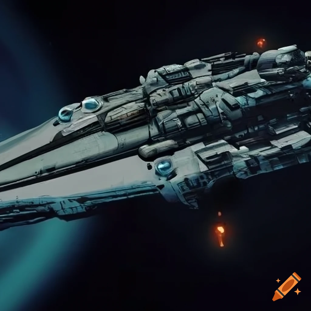 Spaceship hull on Craiyon