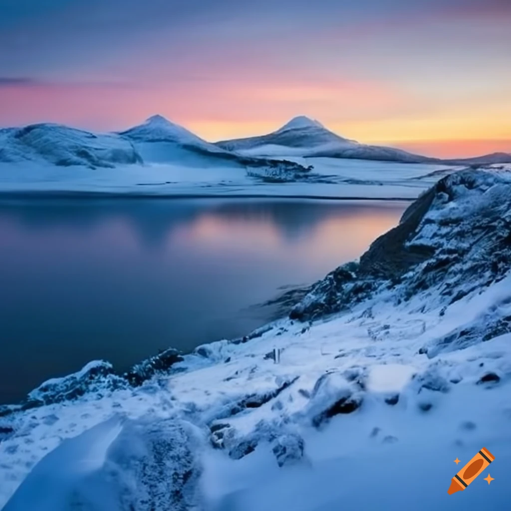 winter landscape in Scotland