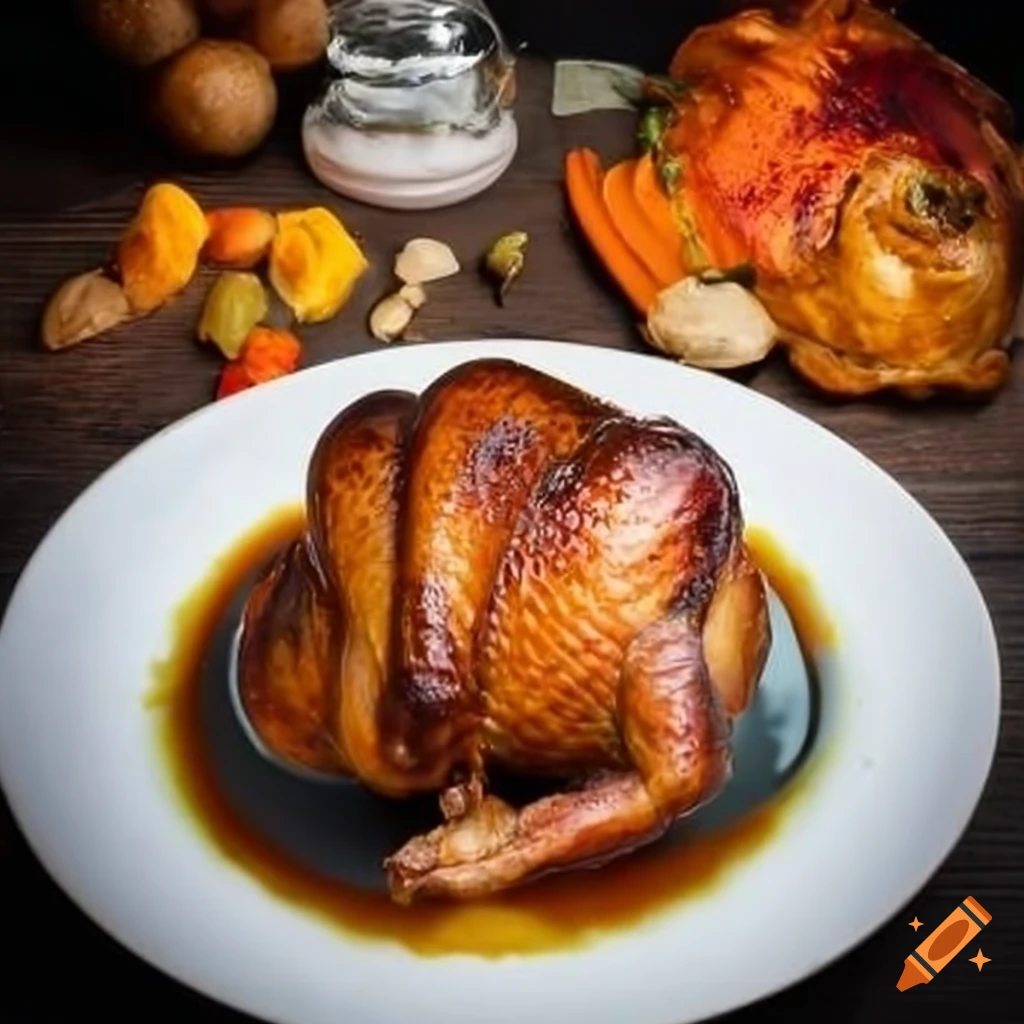 Gelatin Encased Turkey Dish For Thanksgiving On Craiyon