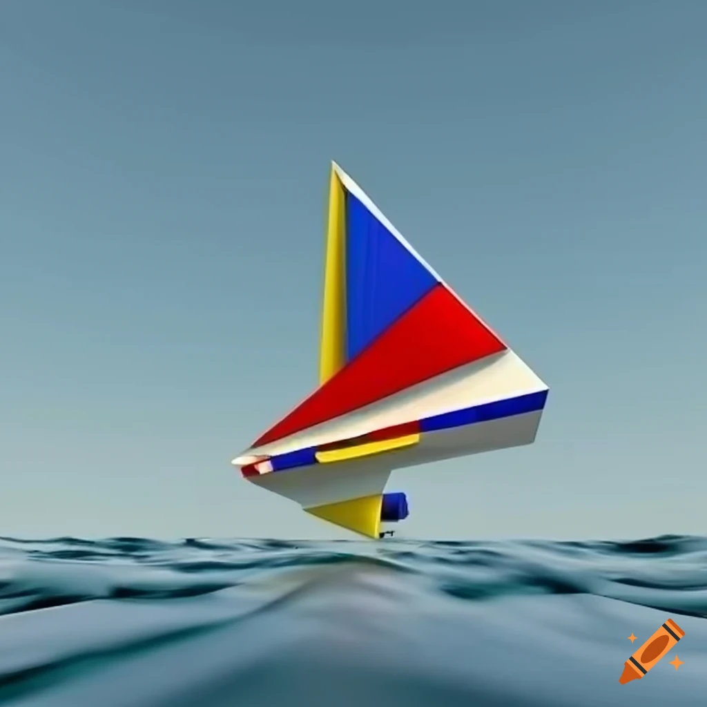 3d-sculpture-of-a-sailboat-sailing-in-rough-seas-on-craiyon