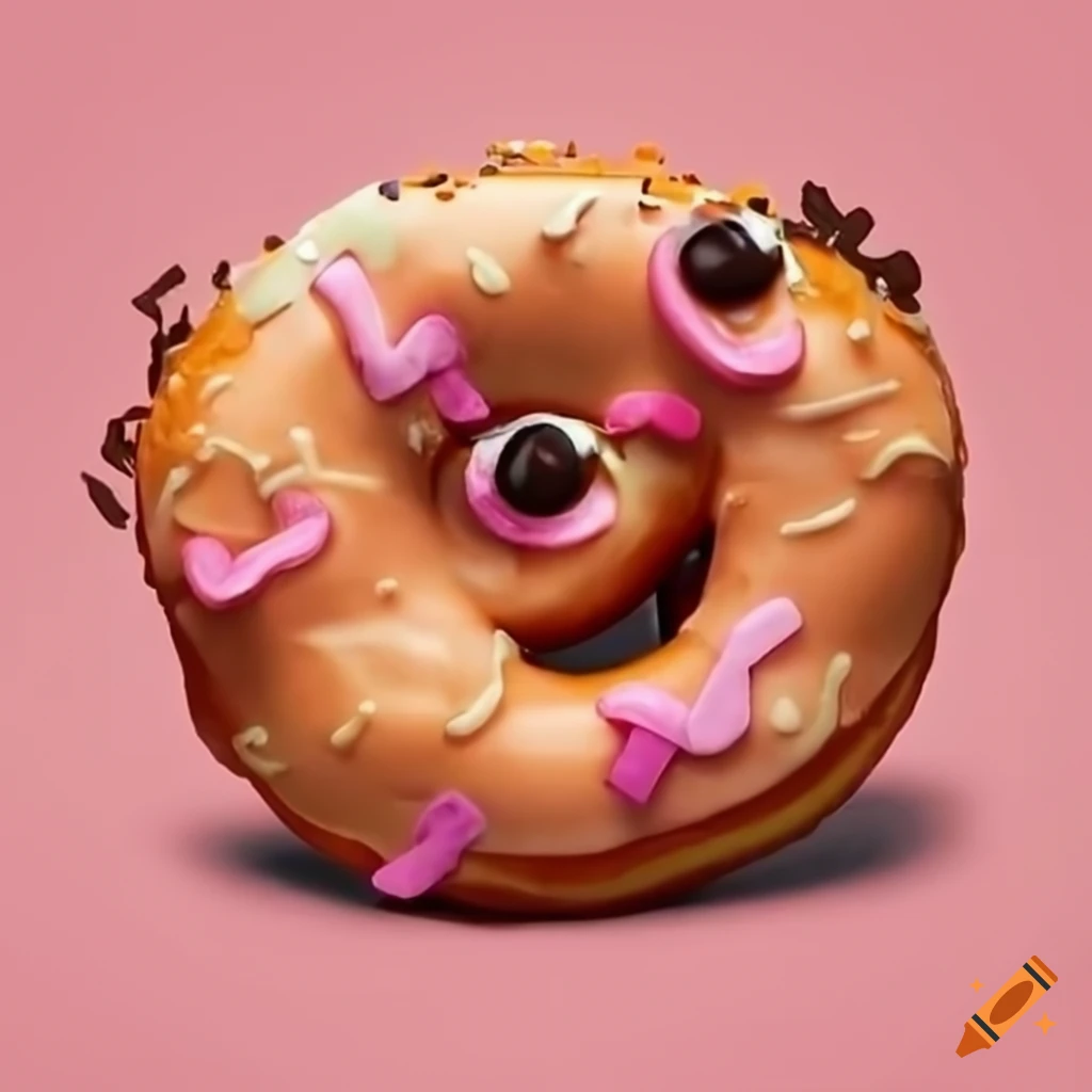 Girl, donut, sweets, anime, art, HD phone wallpaper | Peakpx